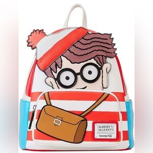 Where’s Waldo Cosplay Loungefly Mini Backpack